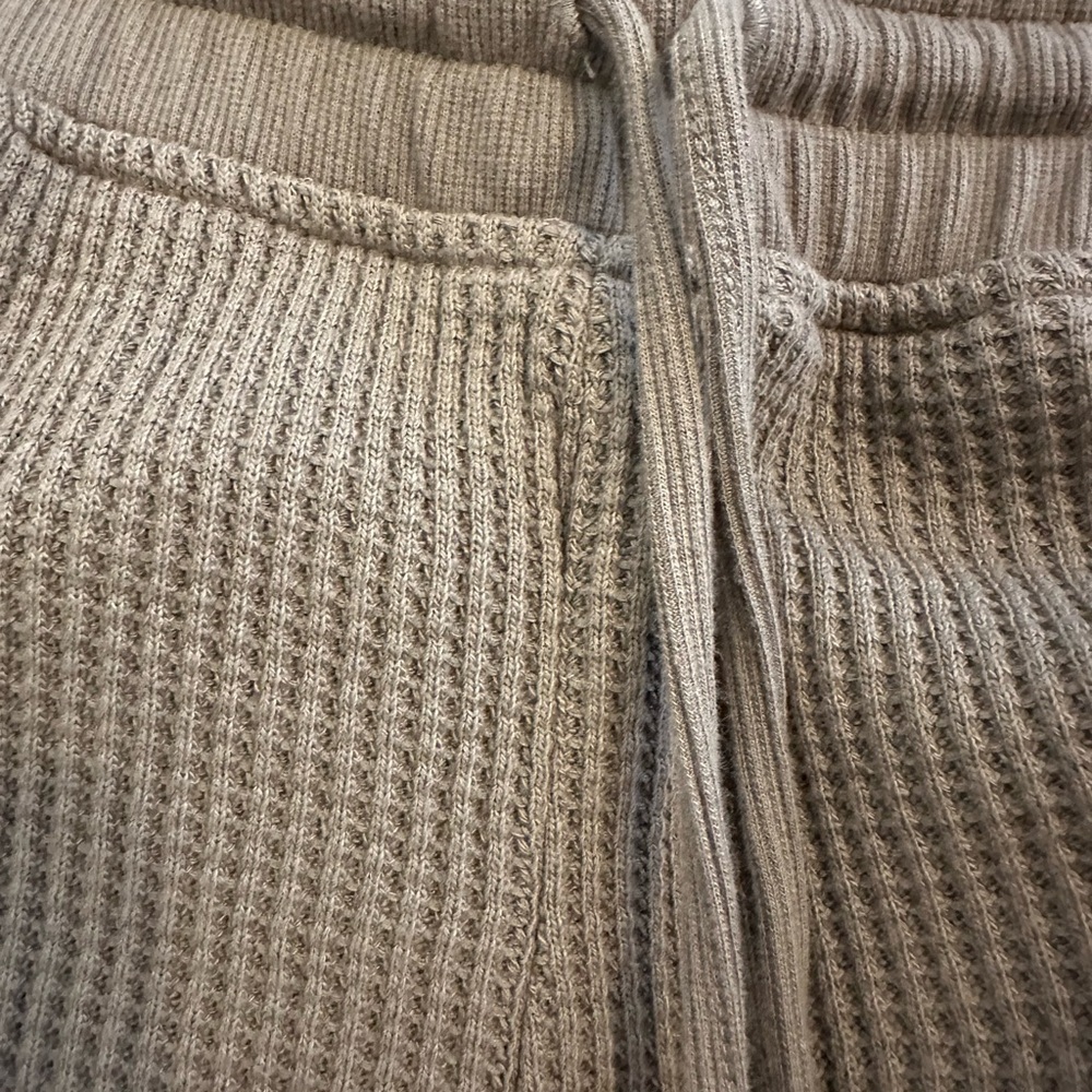 NUUDS Waffle Knit Lounge Jogger Mocha Size M - Picture 6 of 6